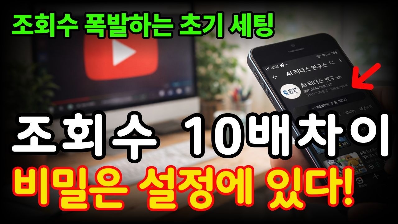 (풀영상) 2만 유튜버가 다시 시작한다면 무조건 켜는 '초기 세팅' 3가지